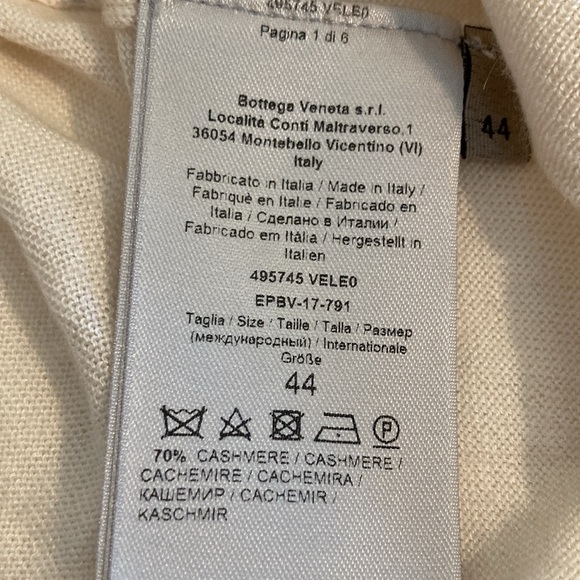 Bottega Veneta butterfly cashmere silk cardigan 44/L - Picture 10 of 15